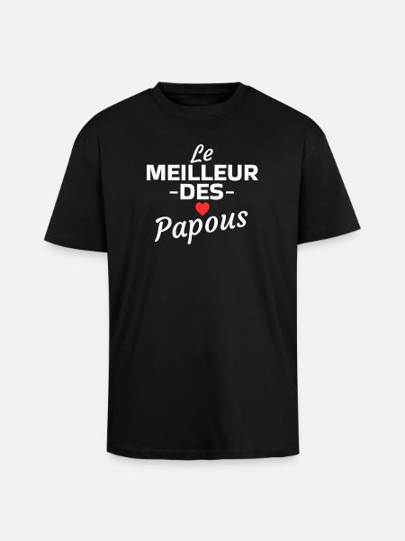 Graphic Design The Best of Papuans - Unisex Oversized Heavyweight T-shirt - black