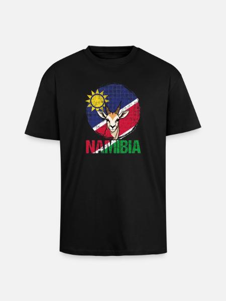Namibia Afrika Souvenir - Oversized Heavyweight Unisex T-Shirt - Schwarz