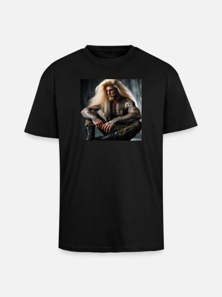 Military Heavy - Unisex Oversized Heavyweight T-shirt - black