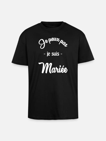 WEDDING. BRIDE-TO-BE - Unisex Oversized Heavyweight T-shirt - black