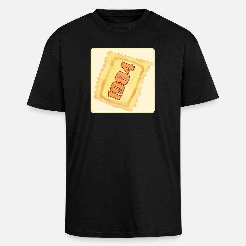 42E ANNIVERSAIRE 1984 RAVIOLI - T-shirt unisexe oversize épais - noir