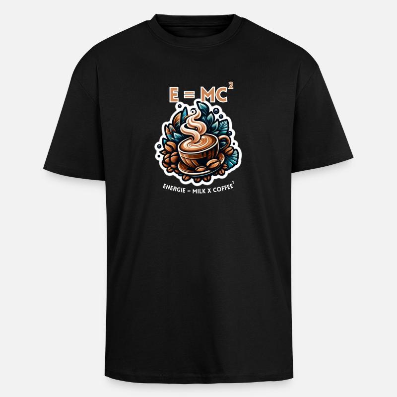Die Energieformel - Oversized Heavyweight Unisex T-Shirt - Schwarz