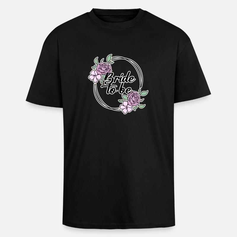 Braut Brautkleid - Oversized Heavyweight Unisex T-Shirt - Schwarz