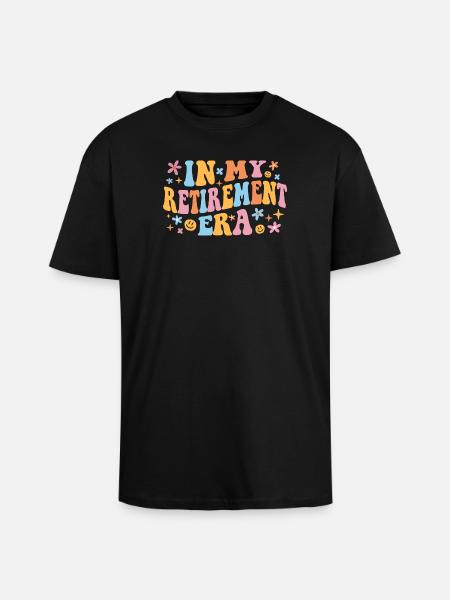 In meiner Ruhestandszeit I - Oversized Heavyweight Unisex T-Shirt - Schwarz