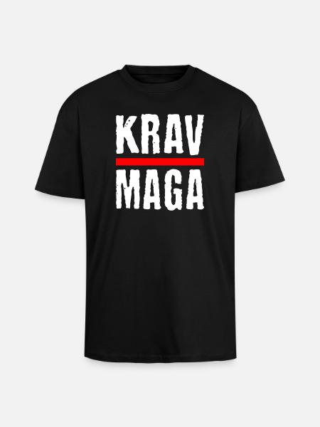 Cool Krav Maga Design - Autodéfense - T-shirt unisexe oversize épais - noir