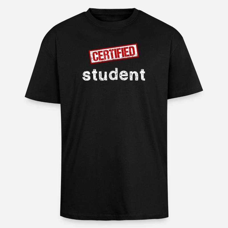 Student - Unisex Oversized Heavyweight T-shirt - black