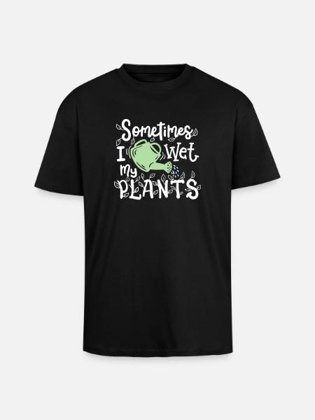 Garten Gärtner - Oversized Heavyweight Unisex T-Shirt - Schwarz