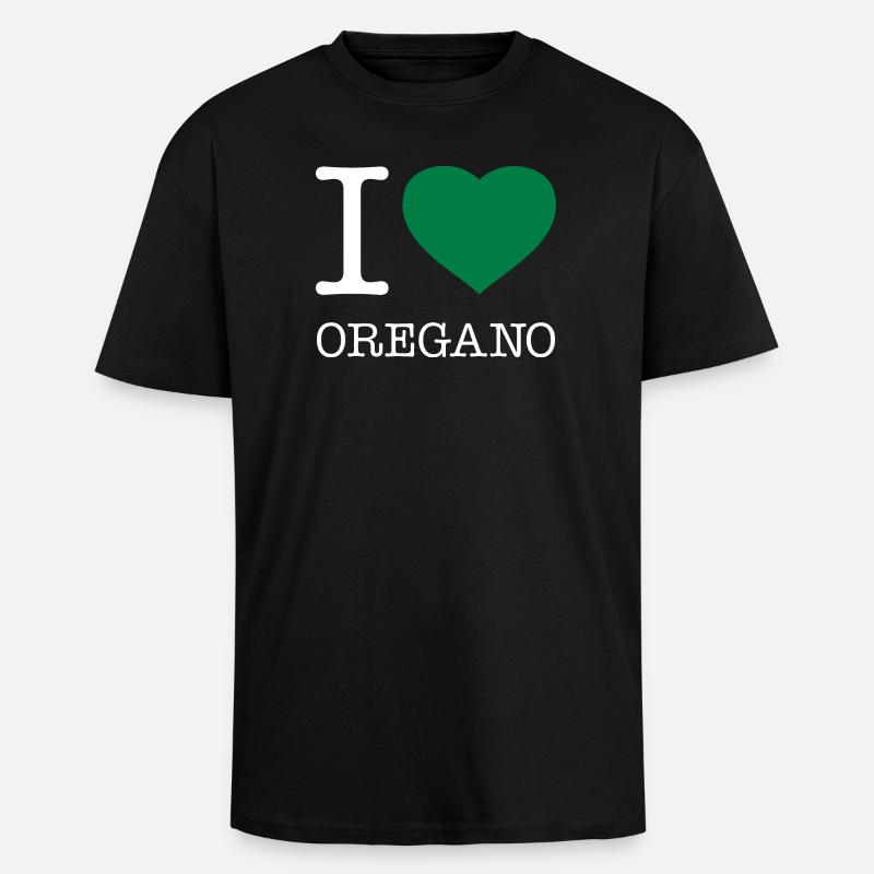 J’ADORE L’ORIGAN - T-shirt unisexe oversize épais - noir