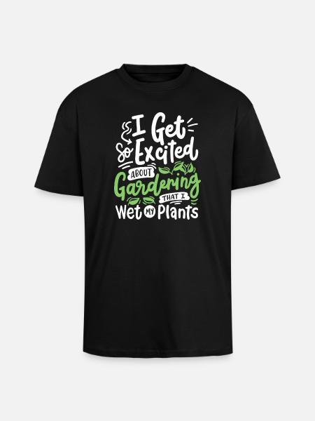 Gartenarbeit Gärtner - Oversized Heavyweight Unisex T-Shirt - Schwarz