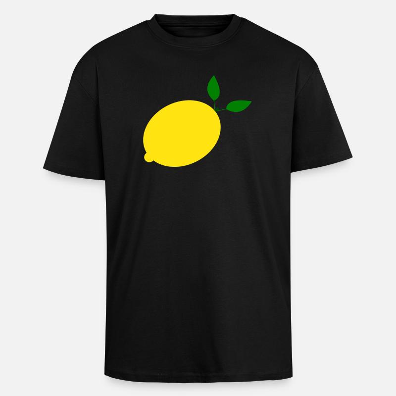 Lemon Lime Lime - Unisex Oversized Heavyweight T-shirt - black