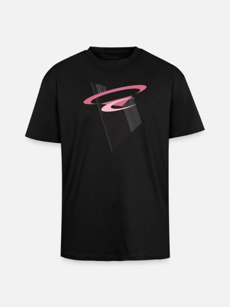 Floating of modernity - Unisex Oversized Heavyweight T-shirt - black
