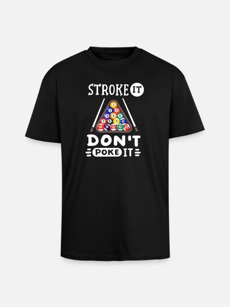 Billardspieler Billard - Oversized Heavyweight Unisex T-Shirt - Schwarz