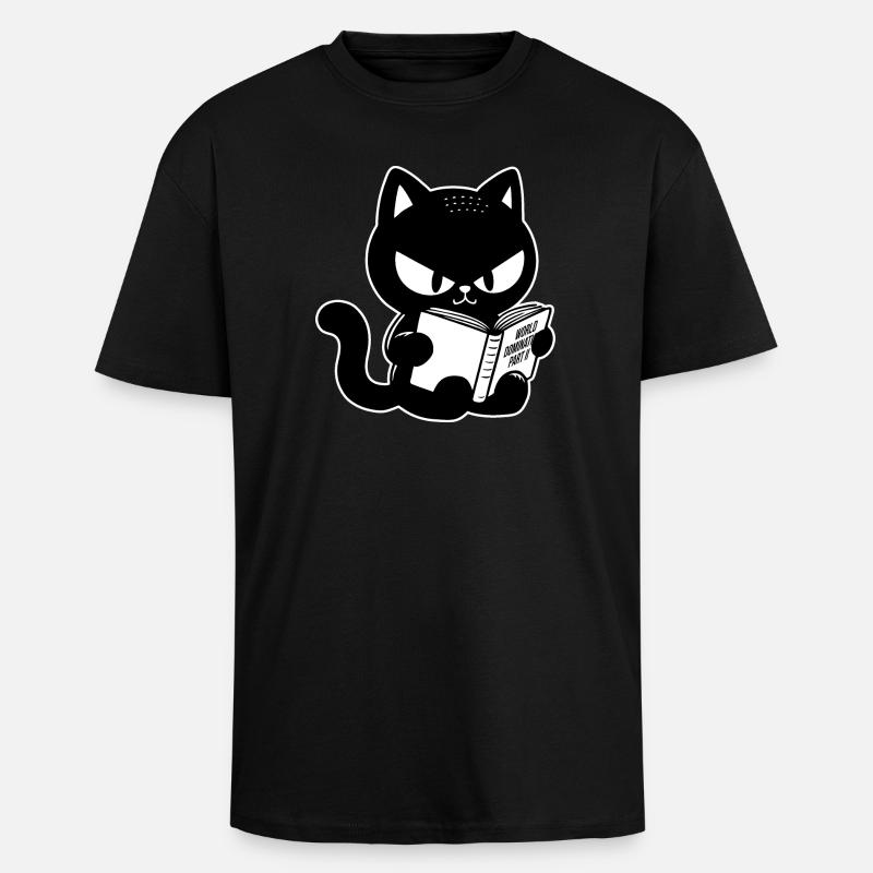 Weltherrschaft 2 - Oversized Heavyweight Unisex T-Shirt - Schwarz