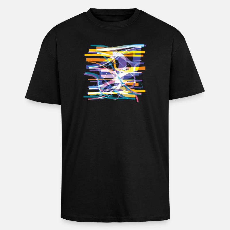 Bodycheck - Oversized Heavyweight Unisex T-Shirt - Schwarz