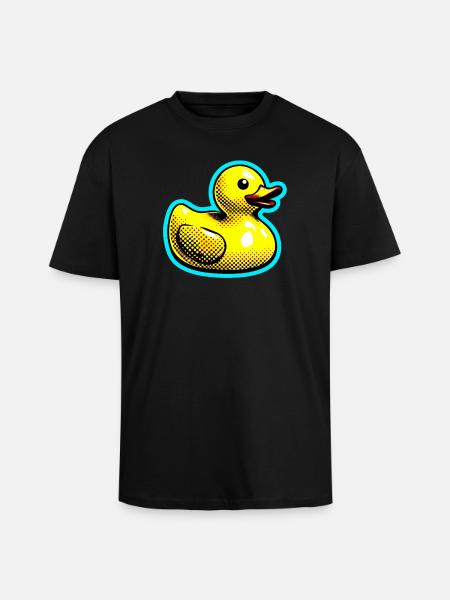 Duckling Duck Duck Duck - Unisex Oversized Heavyweight T-shirt - black