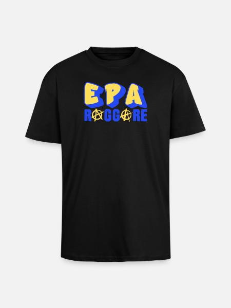 Epa Raggare Punk - Unisex Oversized Heavyweight T-shirt - black