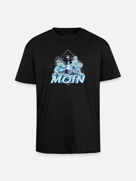 Moin - Oversized Heavyweight Unisex T-Shirt - Schwarz