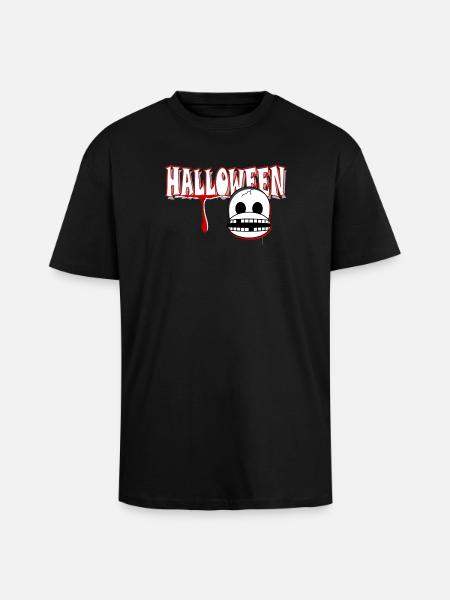 Halloween - T-shirt unisexe oversize épais - noir