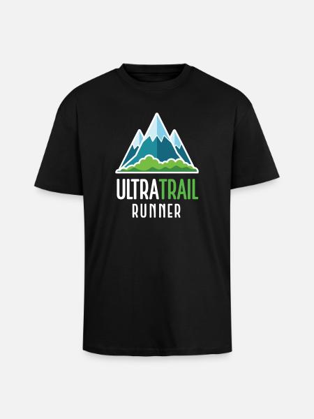 Ultra Trail Runner - Unisex Oversized Heavyweight T-shirt - black