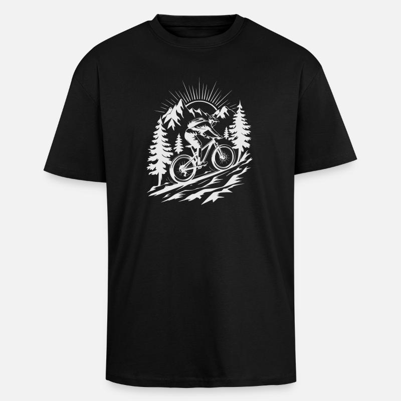 VTT VTT - T-shirt unisexe oversize épais - noir