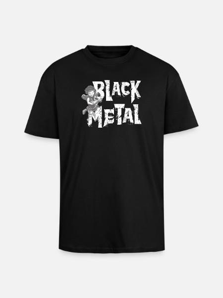 BLACK METAL - Unisex Oversized Heavyweight T-shirt - black
