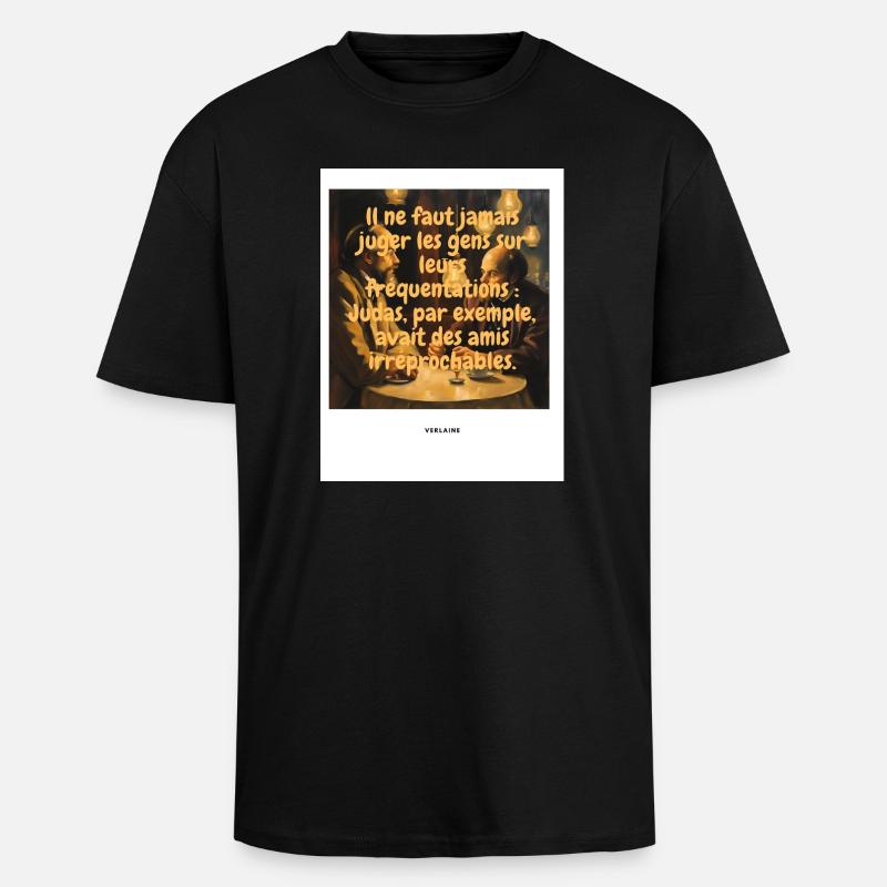 Richter - Oversized Heavyweight Unisex T-Shirt - Schwarz