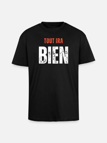 EVERYTHING 2 1 copy - T-shirt unisexe oversize épais - noir