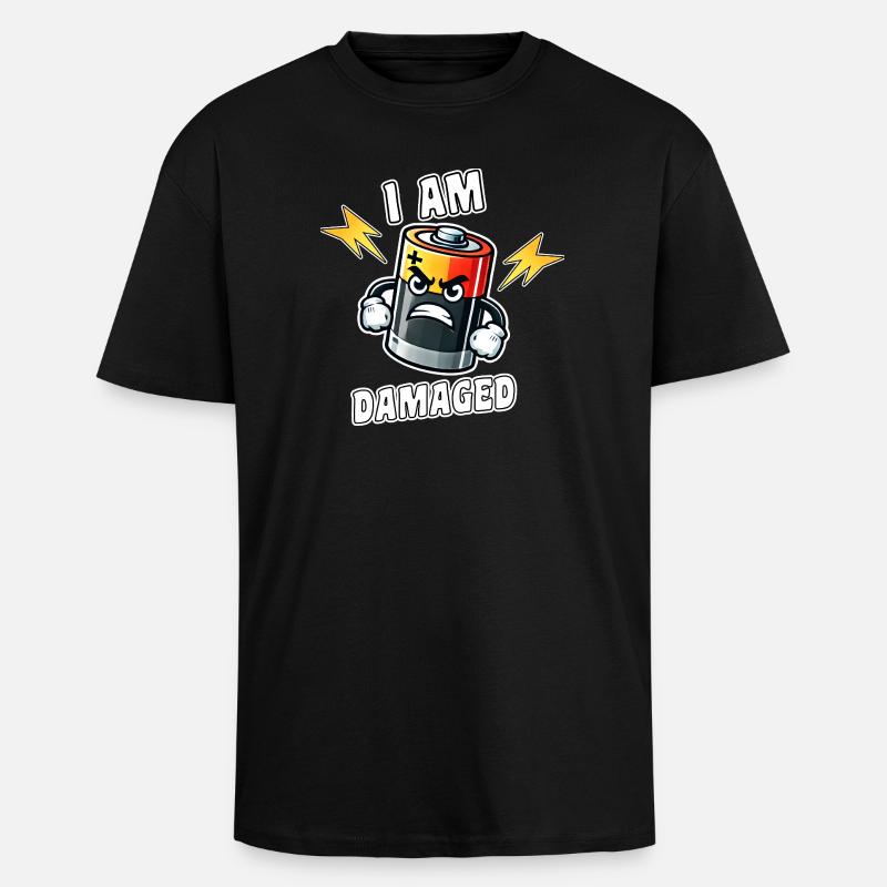 Emotional depth, self-awareness, acceptance - Unisex Oversized Heavyweight T-shirt - black
