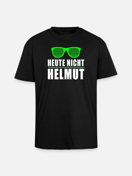 Helmut Sonnenbrille Mallorca - Oversized Heavyweight Unisex T-Shirt - Schwarz