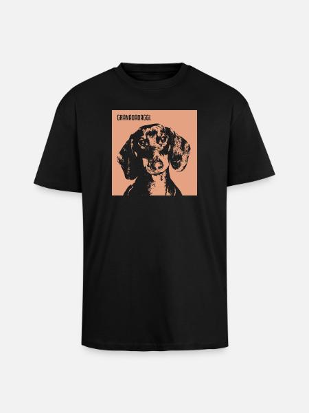 Granadadaggl - T-shirt unisexe oversize épais - noir