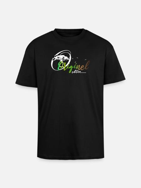 ORIGINEL EDITION - T-shirt unisexe oversize épais - noir