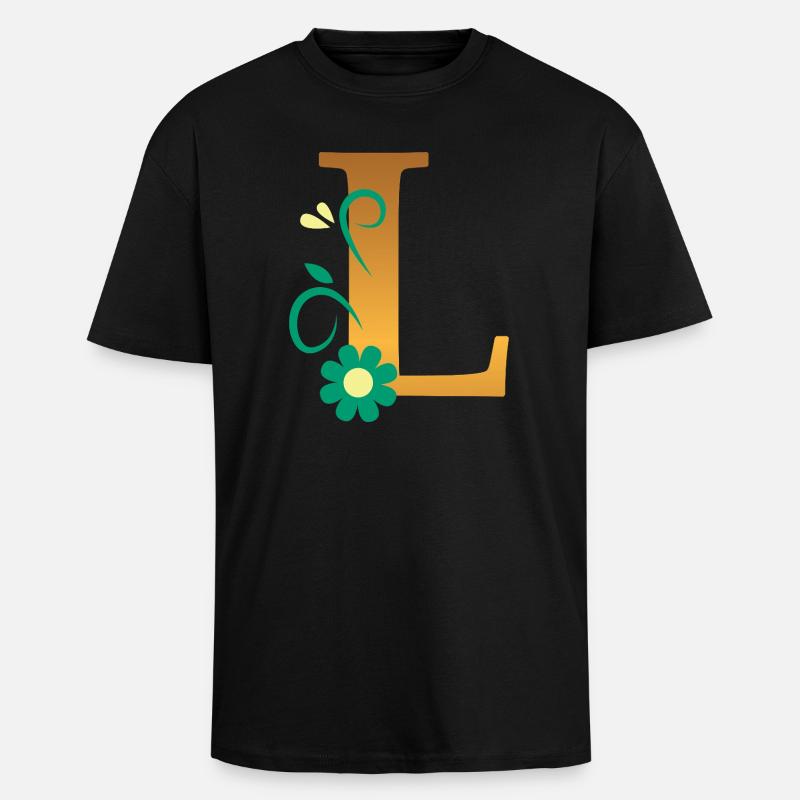 L - Oversized Heavyweight Unisex T-Shirt - Schwarz