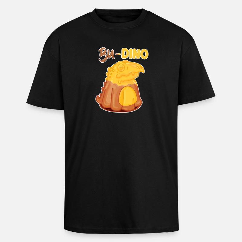 Pudding - T-shirt unisexe oversize épais - noir