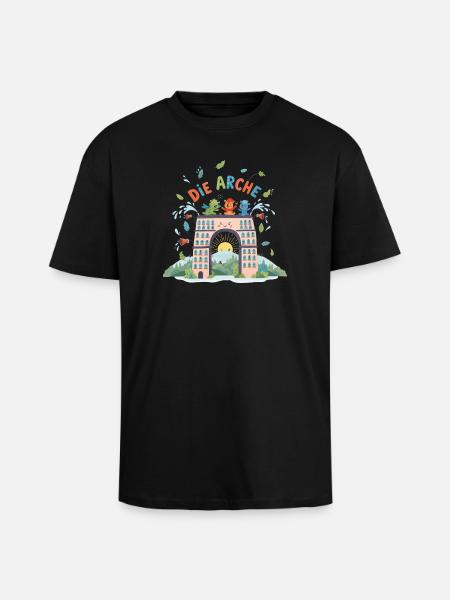 The Ark of Joy - Unisex Oversized Heavyweight T-shirt - black