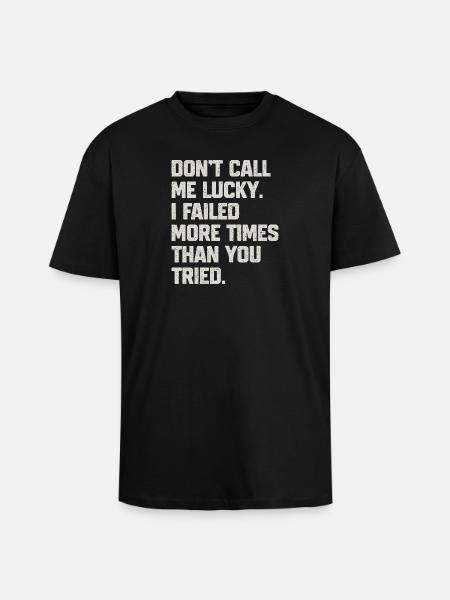 Citation Motivation Résistante - T-shirt unisexe oversize épais - noir