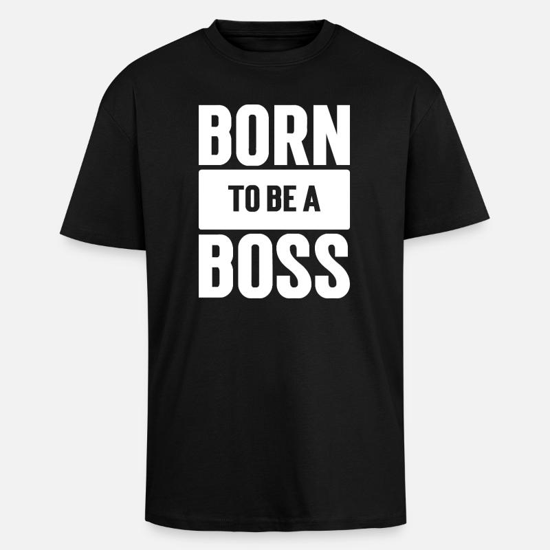 Pride and Ambition Motivation - Unisex Oversized Heavyweight T-shirt - black