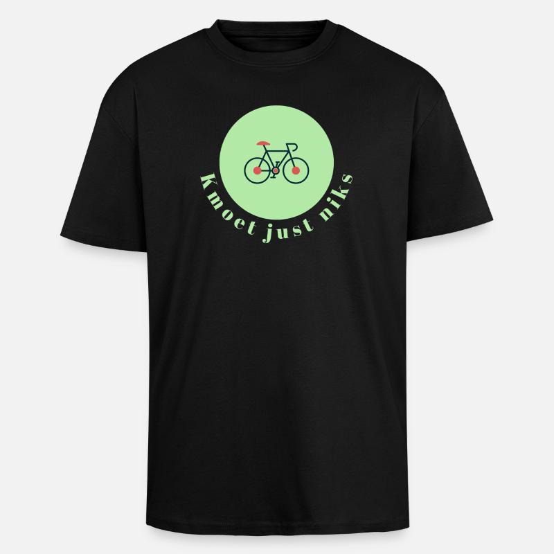 Kmoet just nothing, Dialecte anversois Chemises - T-shirt unisexe oversize épais - noir