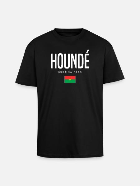 Houndé Burkina Faso - Unisex Oversized Heavyweight T-shirt - black