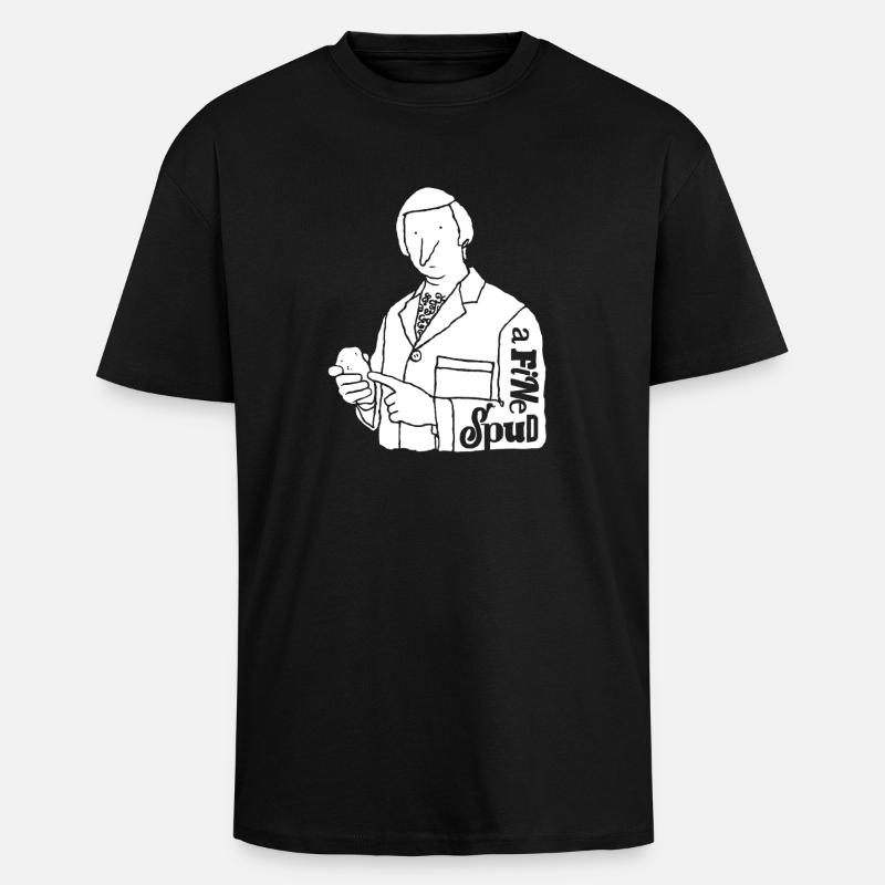 Ein feiner Spud - Oversized Heavyweight Unisex T-Shirt - Schwarz
