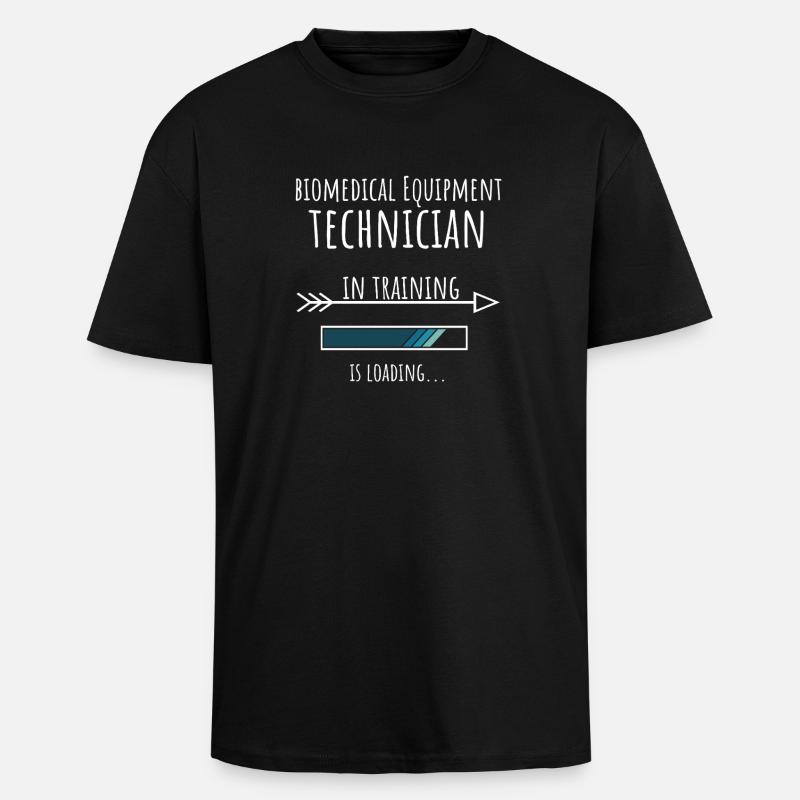 Geschenk Beruf Ausbildung Medizintechnik-Techniker - Oversized Heavyweight Unisex T-Shirt - Schwarz