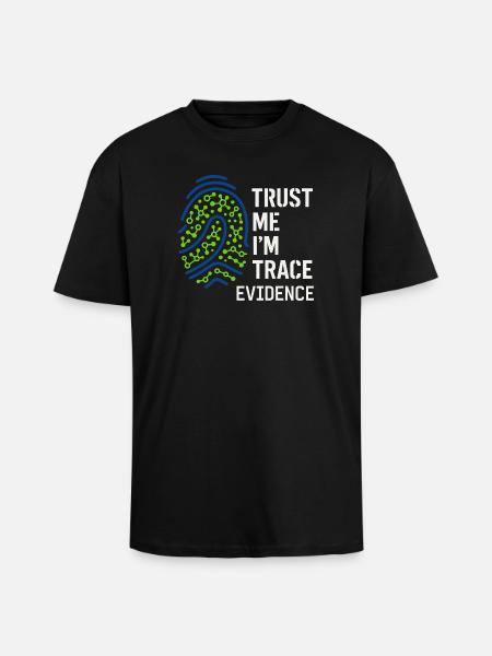 Forensic Chemist Crime Lab Toxicology - Unisex Oversized Heavyweight T-shirt - black