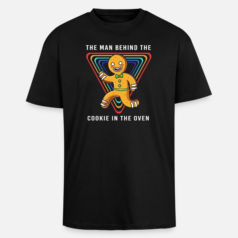 Werdender Papa werdende Väter - Oversized Heavyweight Unisex T-Shirt - Schwarz
