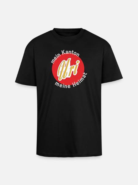 My Home Uri Gift - Unisex Oversized Heavyweight T-shirt - black