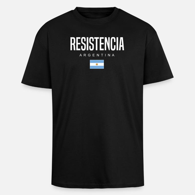 Resistencia Argentinien Argentinier - Oversized Heavyweight Unisex T-Shirt - Schwarz