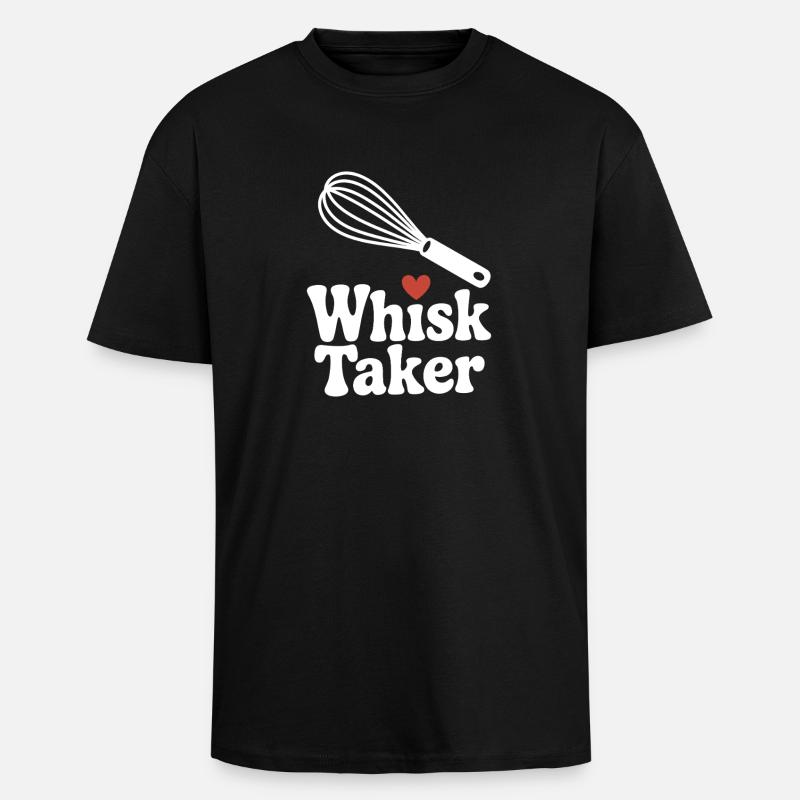 Schneebesen Taker - Oversized Heavyweight Unisex T-Shirt - Schwarz