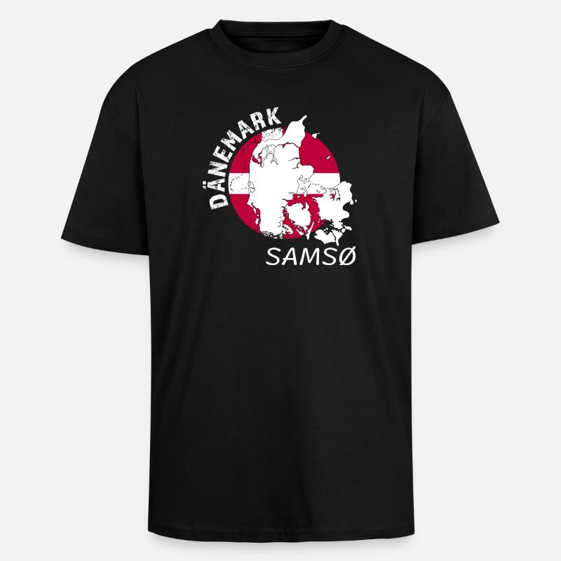 Samso - Unisex Oversized Heavyweight T-shirt - black