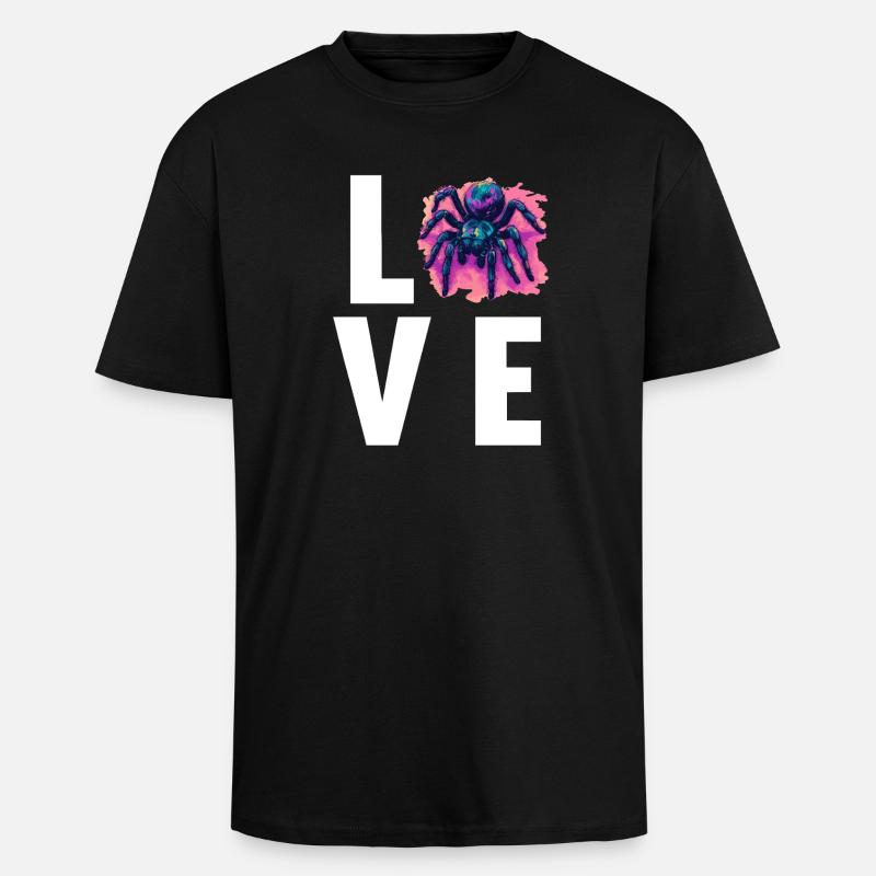 Taranteln Tarantel - Oversized Heavyweight Unisex T-Shirt - Schwarz