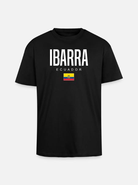 Ibarra Ecuador Ecuadorians - Unisex Oversized Heavyweight T-shirt - black