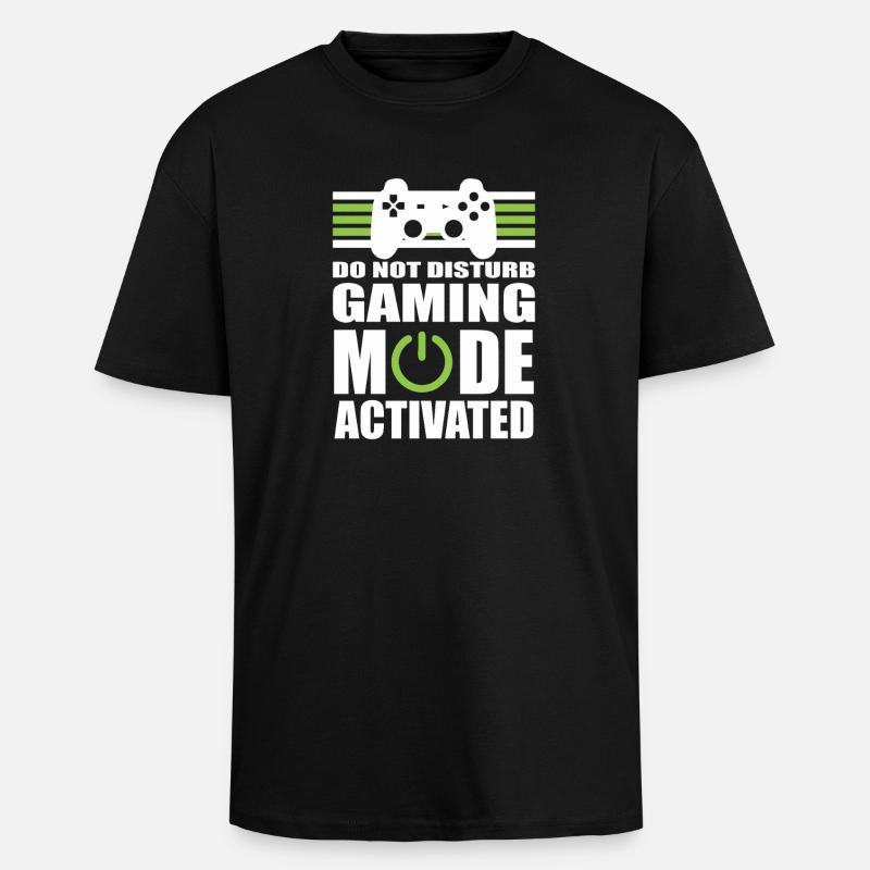 Gaming-Modus: Nicht stören - Oversized Heavyweight Unisex T-Shirt - Schwarz