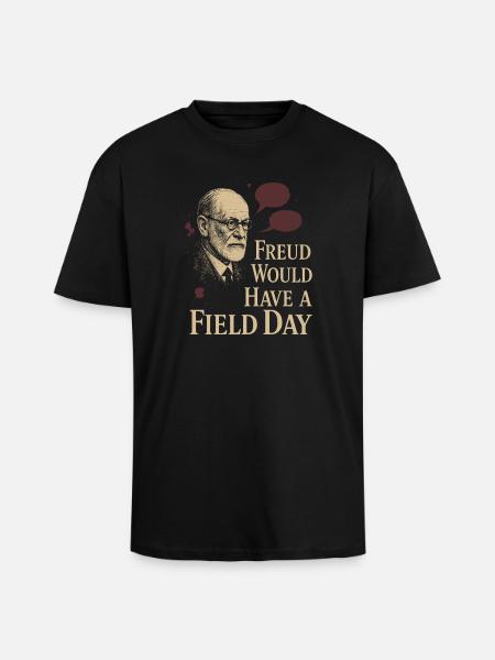 Future psychologist diagnose me - Unisex Oversized Heavyweight T-shirt - black